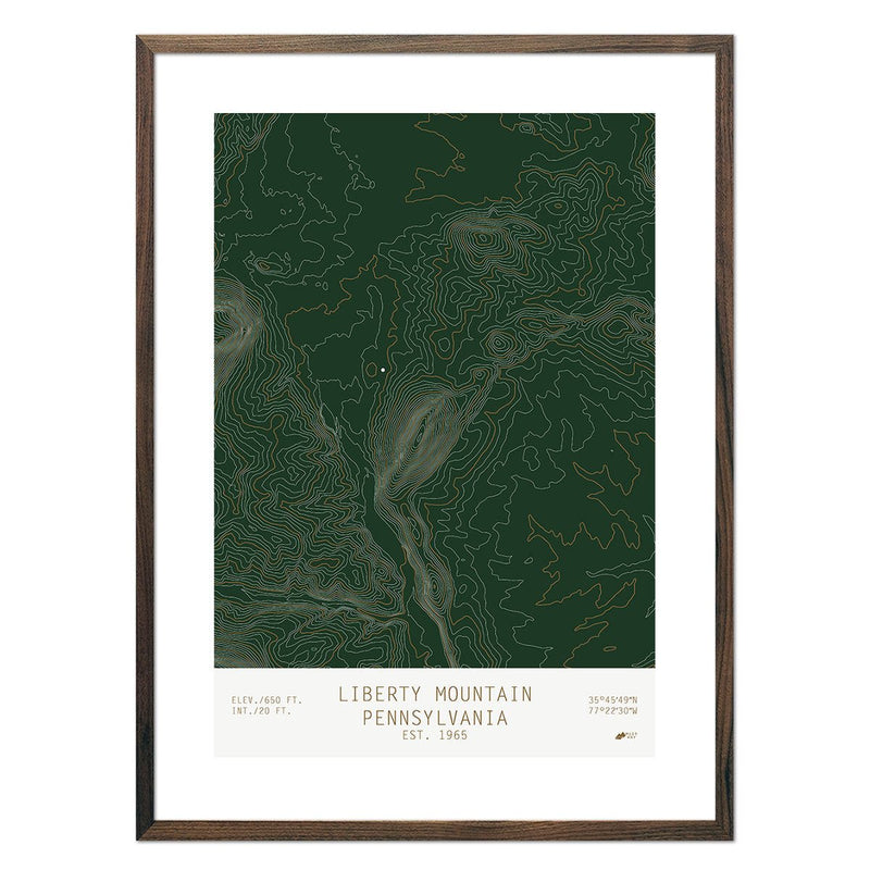 Liberty Mountain, Pennsylvania - Muir Way - TOPO Series