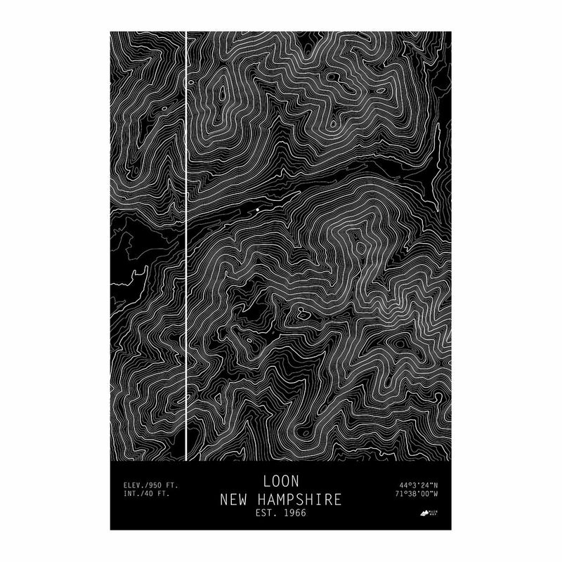 Loon, New Hampshire - Muir Way - TOPO Series