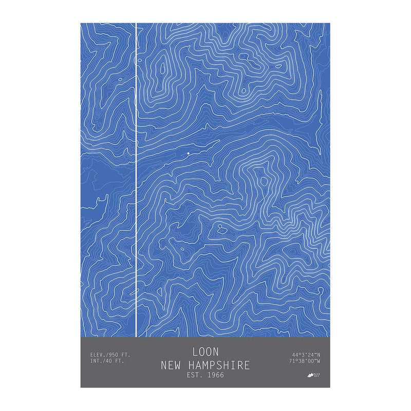 Loon, New Hampshire - Muir Way - TOPO Series