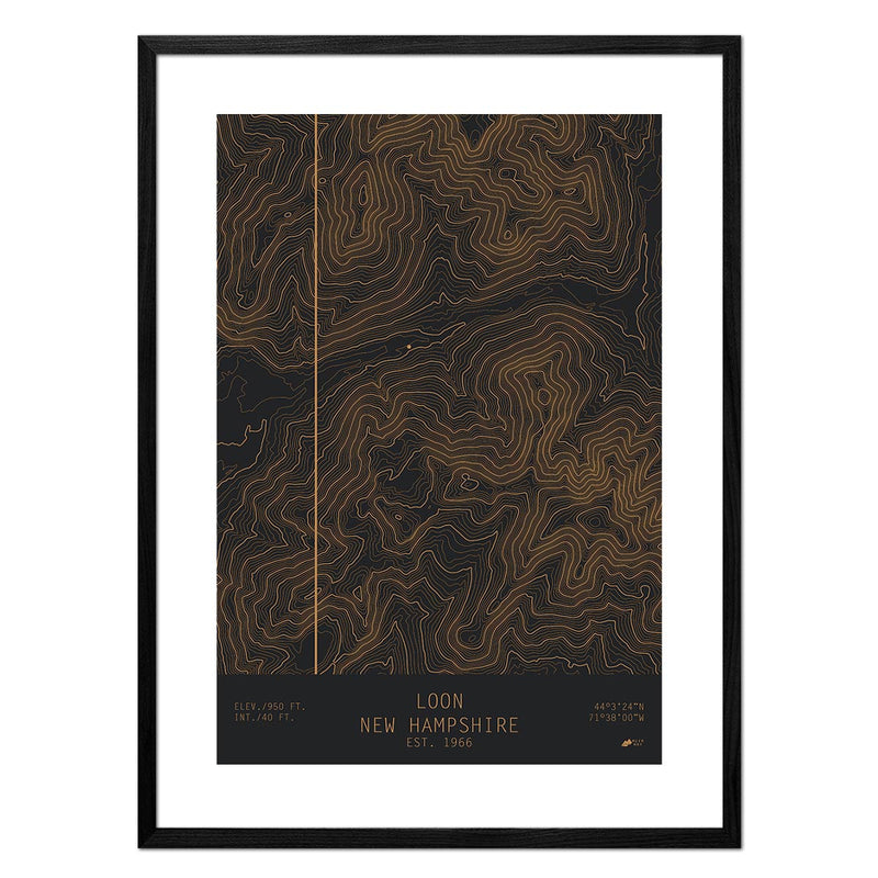 Loon, New Hampshire - Muir Way - TOPO Series