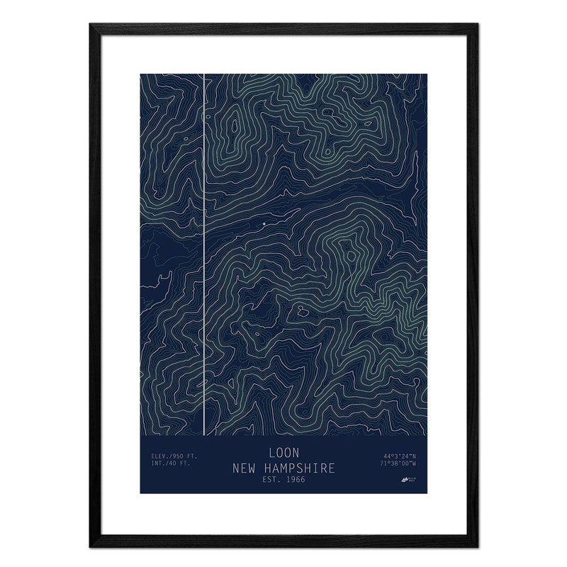Loon, New Hampshire - Muir Way - TOPO Series