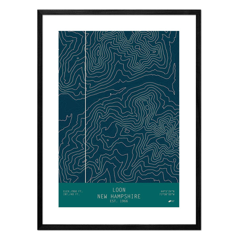 Loon, New Hampshire - Muir Way - TOPO Series