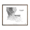 Louisiana Elevation Map