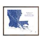 Louisiana Hydrology Map