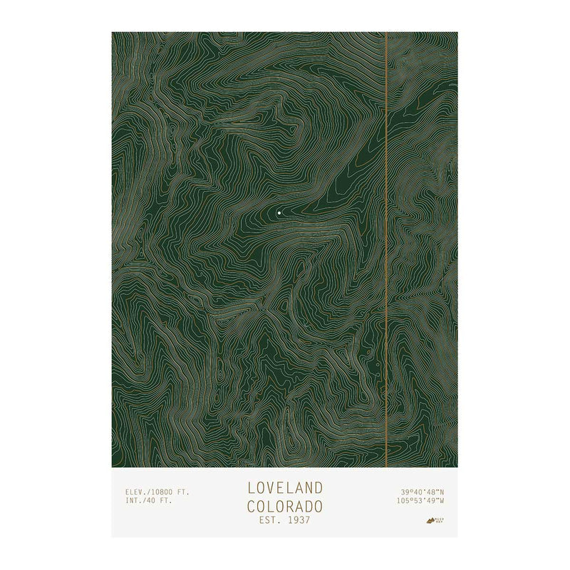 Loveland, Colorado - Muir Way - TOPO Series