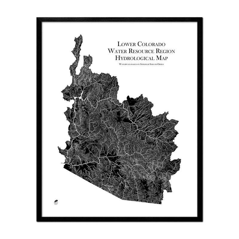 Lower Colorado Regional Hydrological Map