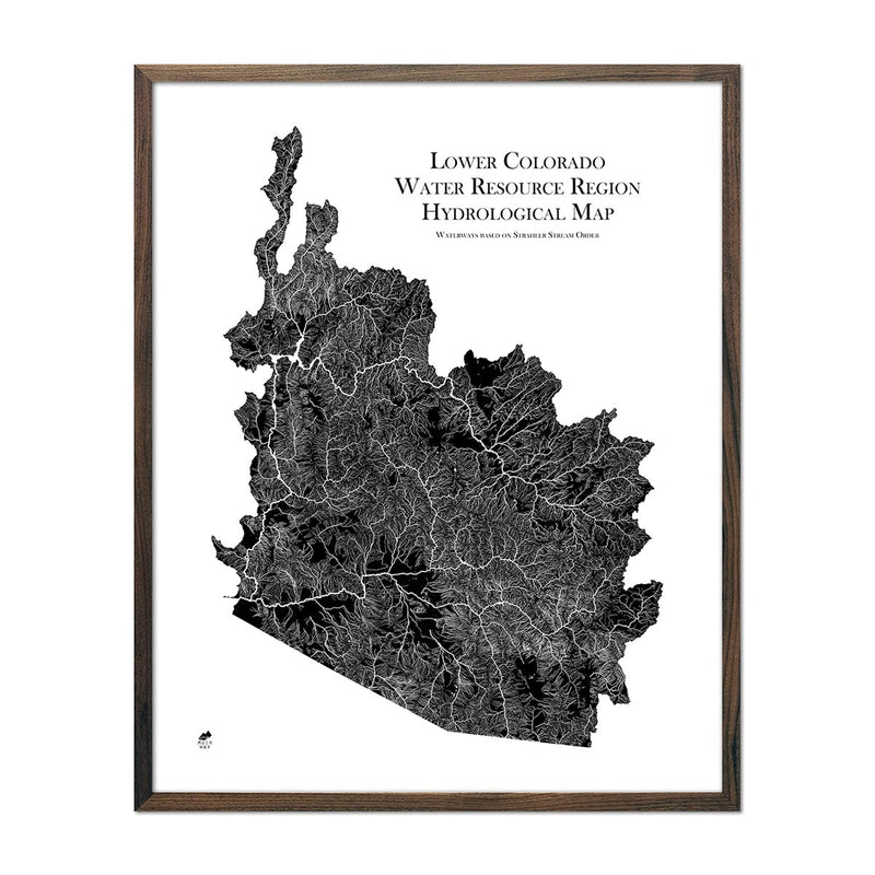 Lower Colorado Regional Hydrological Map - Muir Way - Hydrology