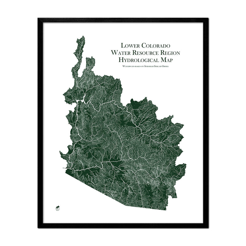 Lower Colorado Regional Hydrological Map - Muir Way - Hydrology