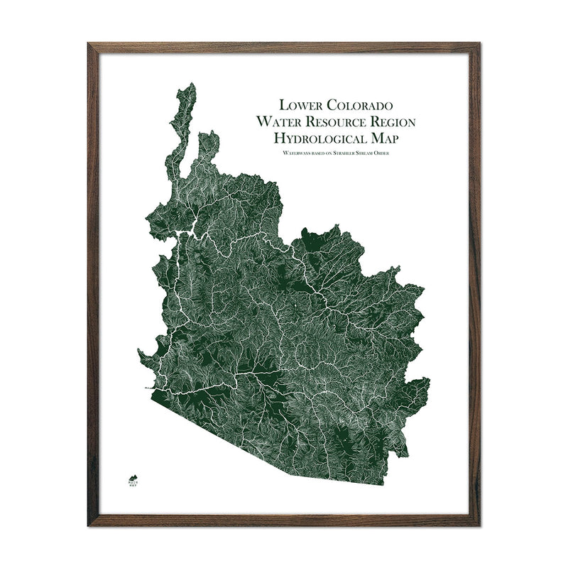 Lower Colorado Regional Hydrological Map - Muir Way - Hydrology