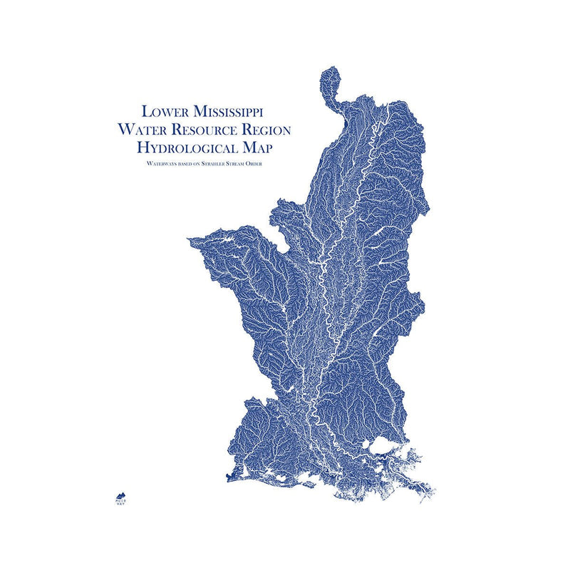 Lower Mississippi Regional Hydrological Map - Muir Way - Hydrology