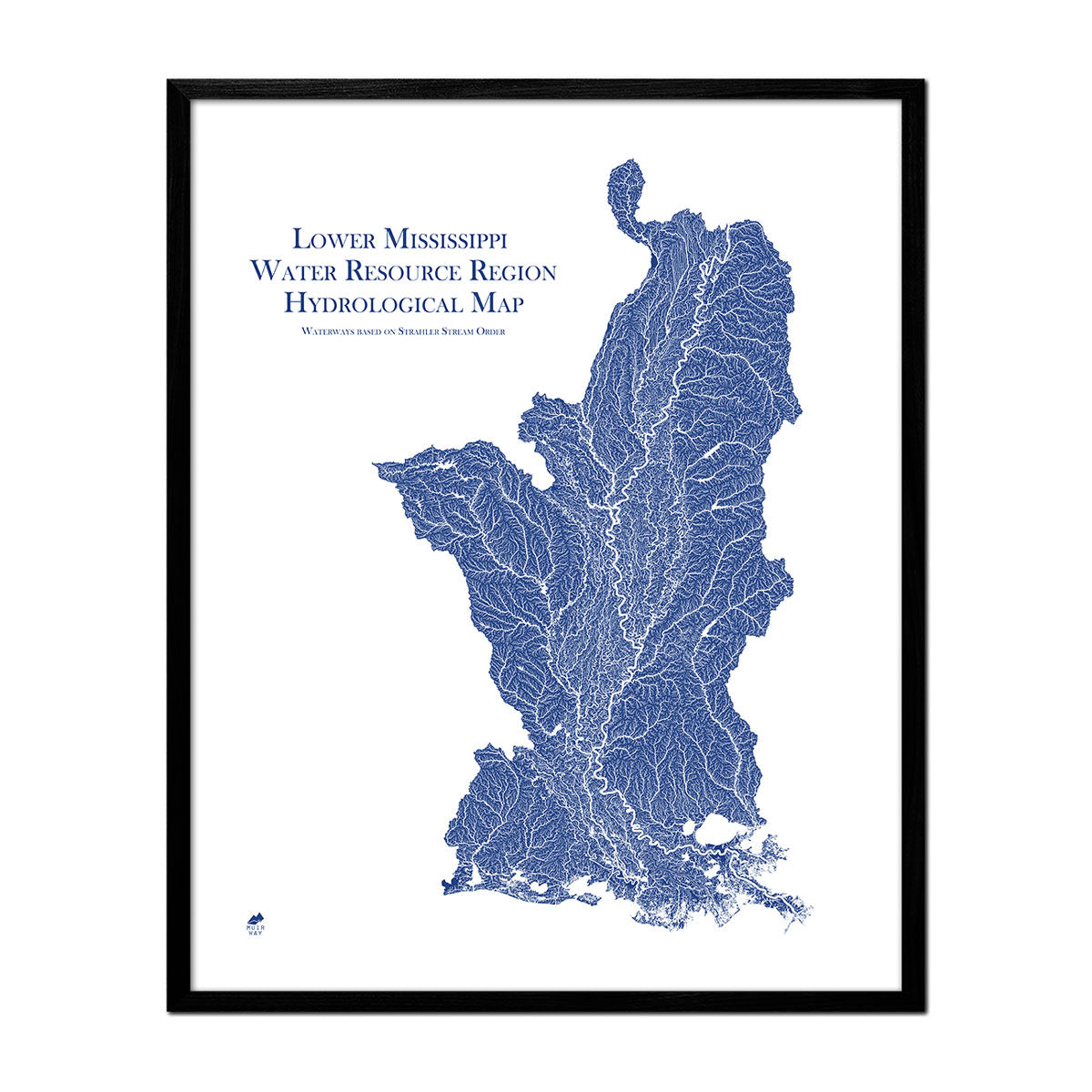 Lower Mississippi Regional Hydrology Map