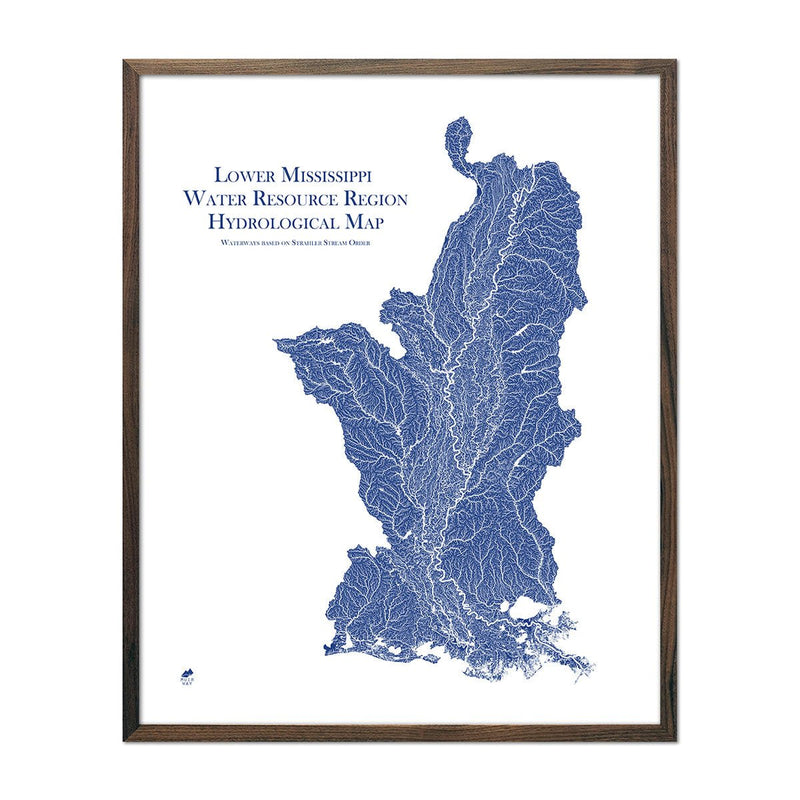 Lower Mississippi Regional Hydrological Map - Muir Way - Hydrology