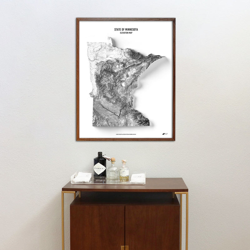 Minnesota Elevation Map - Muir Way - Elevation
