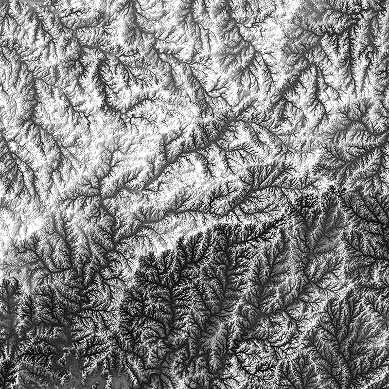 Missouri Elevation Map - Muir Way - Elevation