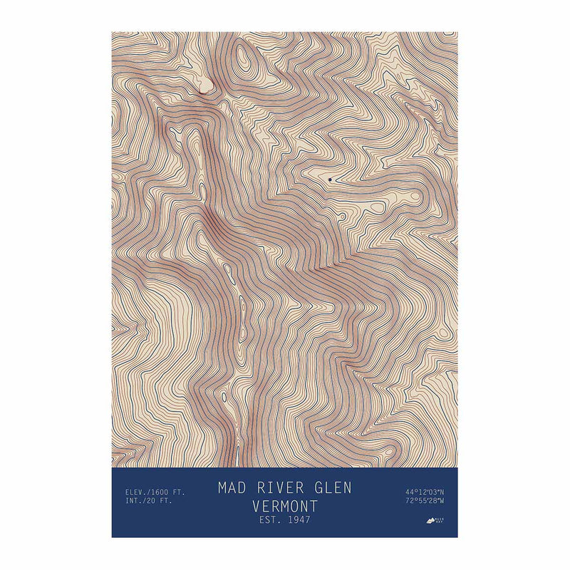 Mad River Glen, Vermont - Muir Way - TOPO Series