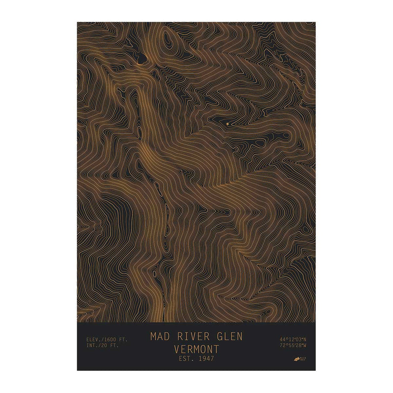 Mad River Glen, Vermont - Muir Way - TOPO Series