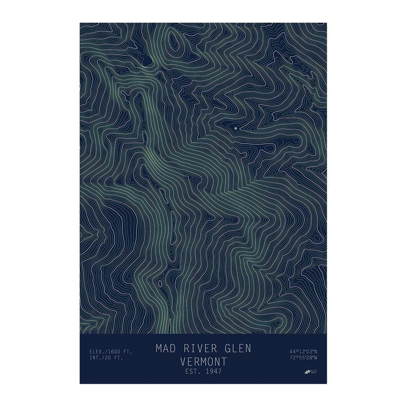 Mad River Glen, Vermont - Muir Way - TOPO Series