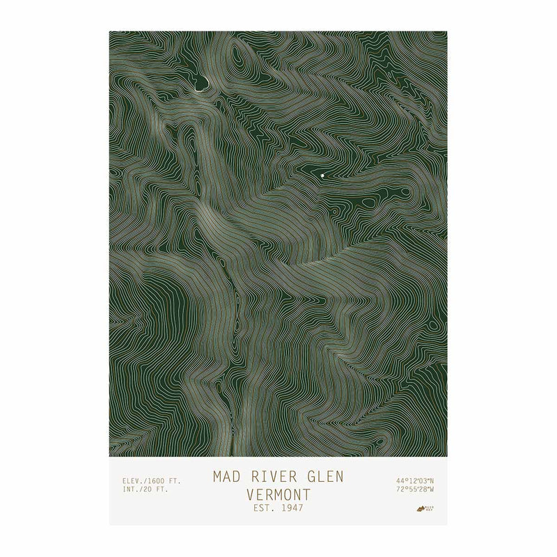 Mad River Glen, Vermont - Muir Way - TOPO Series