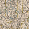 Maine 1883 Map
