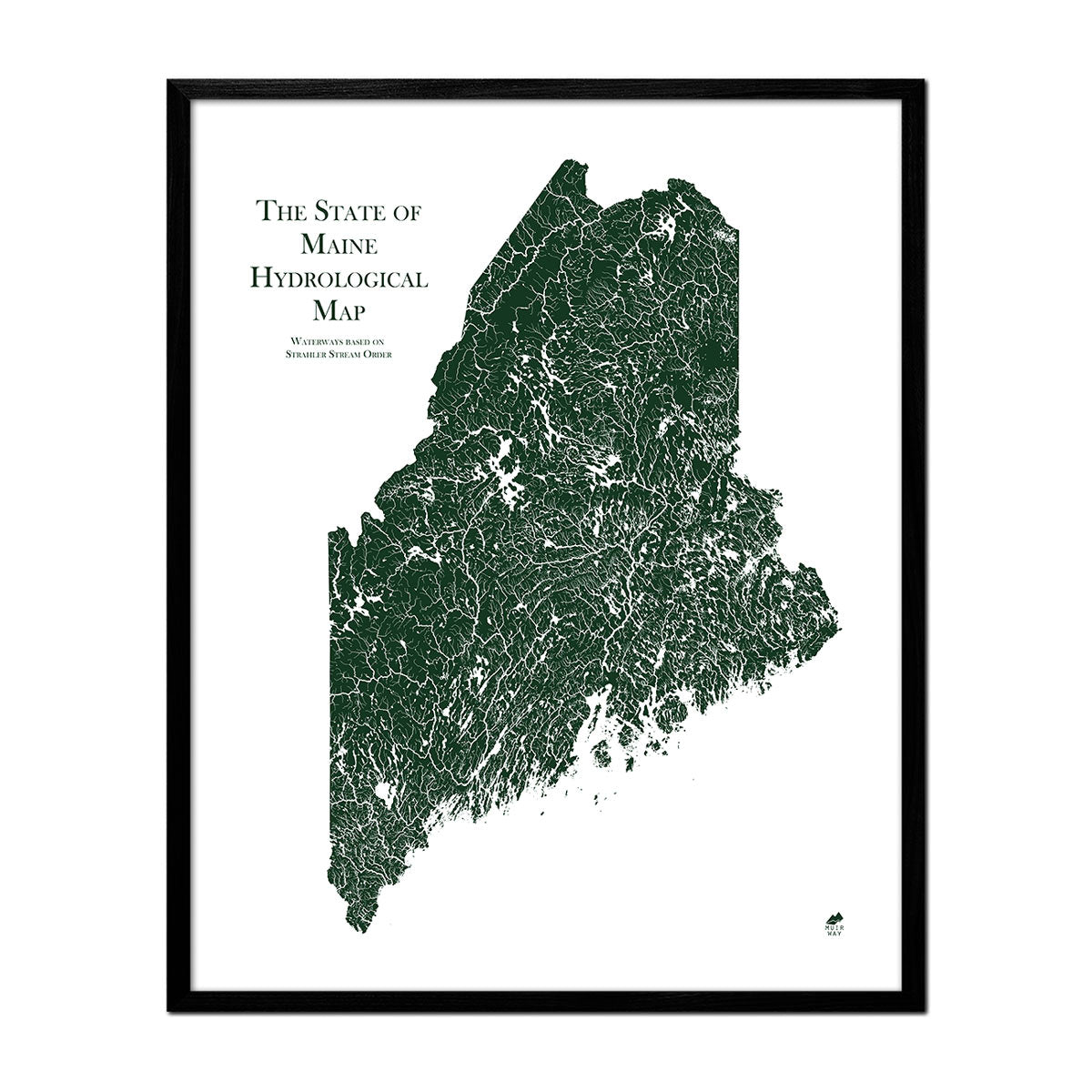 Maine Rivers Map