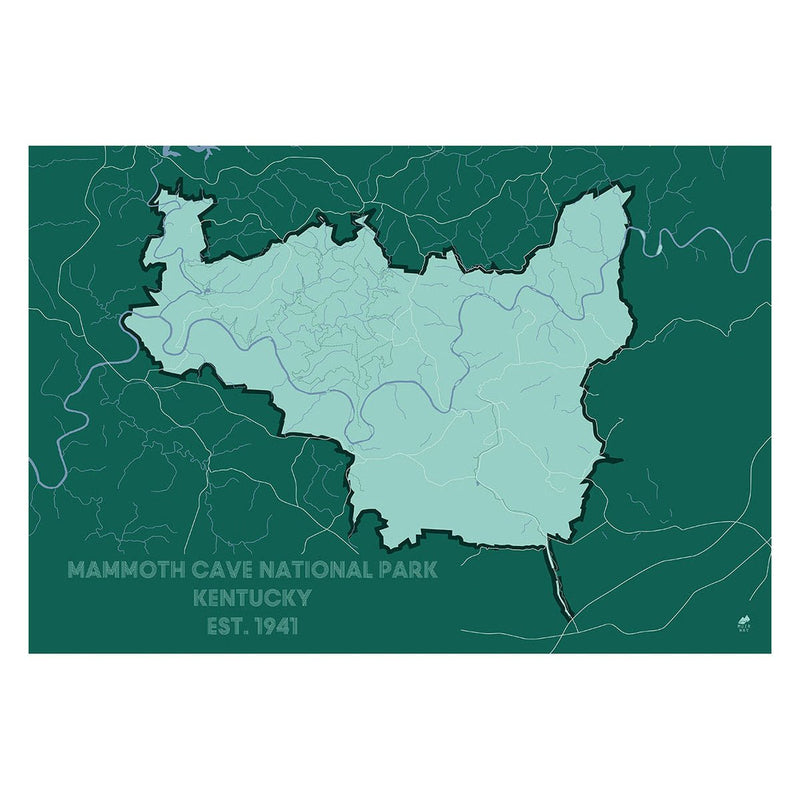 Mammoth Cave National Park Map - Muir Way - National Park