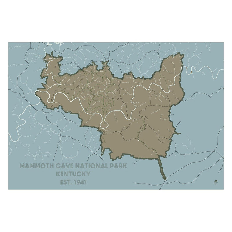 Mammoth Cave National Park Map - Muir Way - National Park