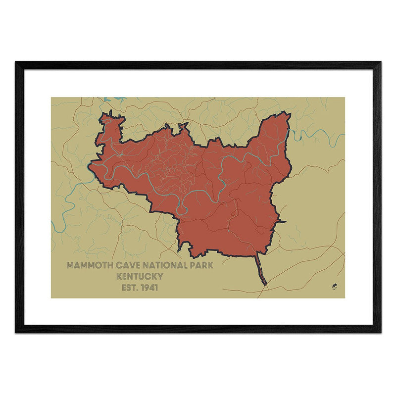 Mammoth Cave National Park Map - Muir Way - National Park