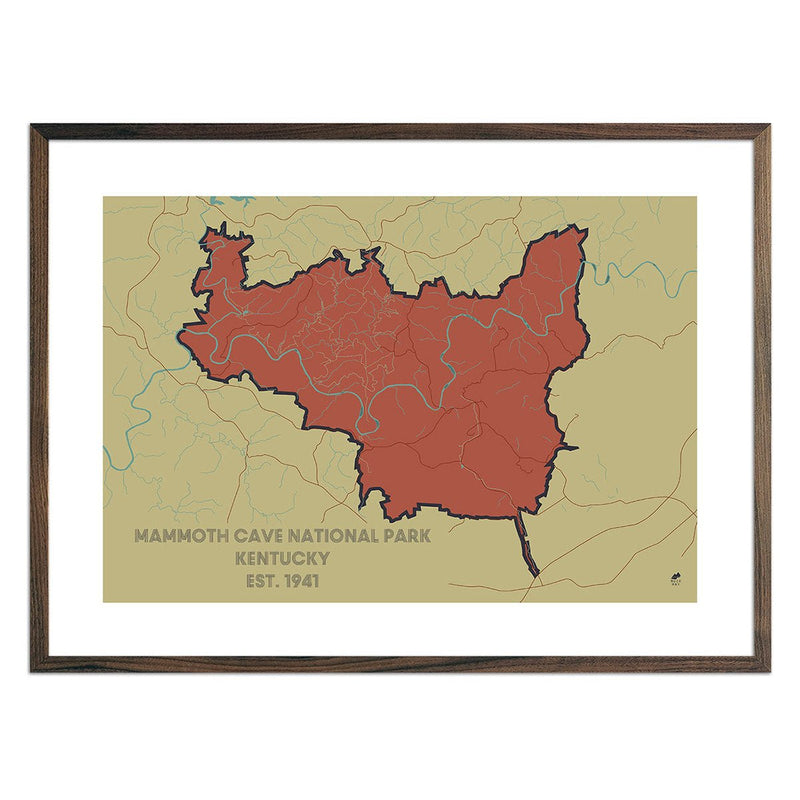 Mammoth Cave National Park Map - Muir Way - National Park