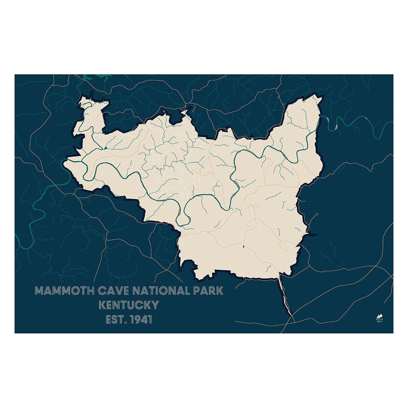 Mammoth Cave National Park Map - Muir Way - National Park