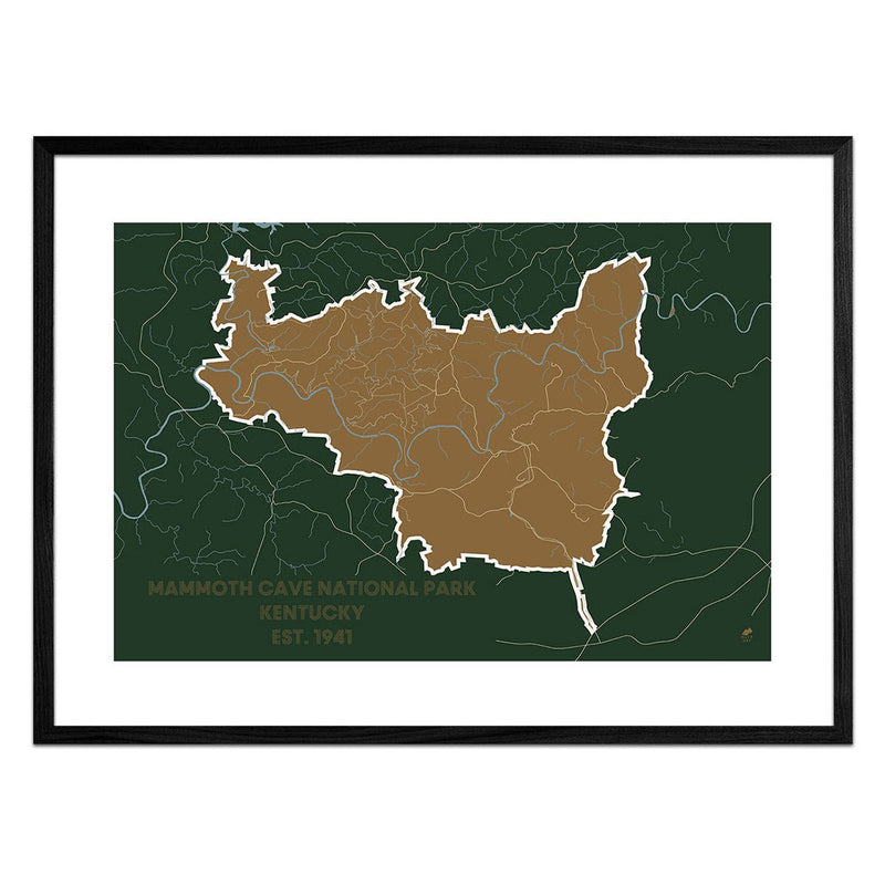 Mammoth Cave National Park Map - Muir Way - National Park