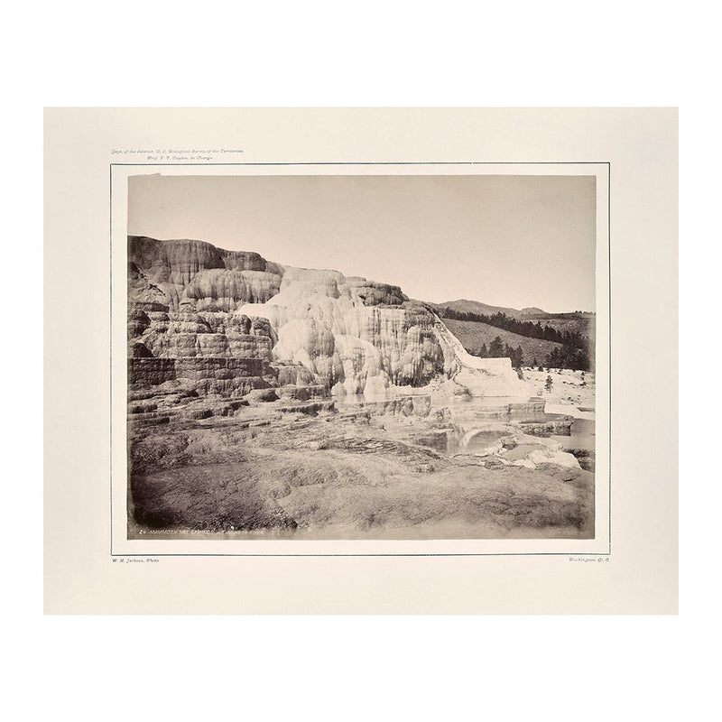 Photograph of Mammoth Hot Springs, Lower Basin