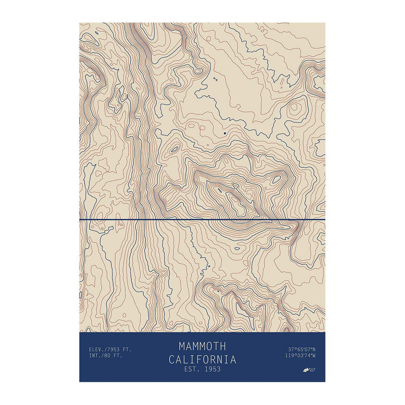 Mammoth, California - Muir Way - TOPO Series