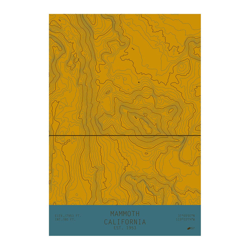 Mammoth, California - Muir Way - TOPO Series