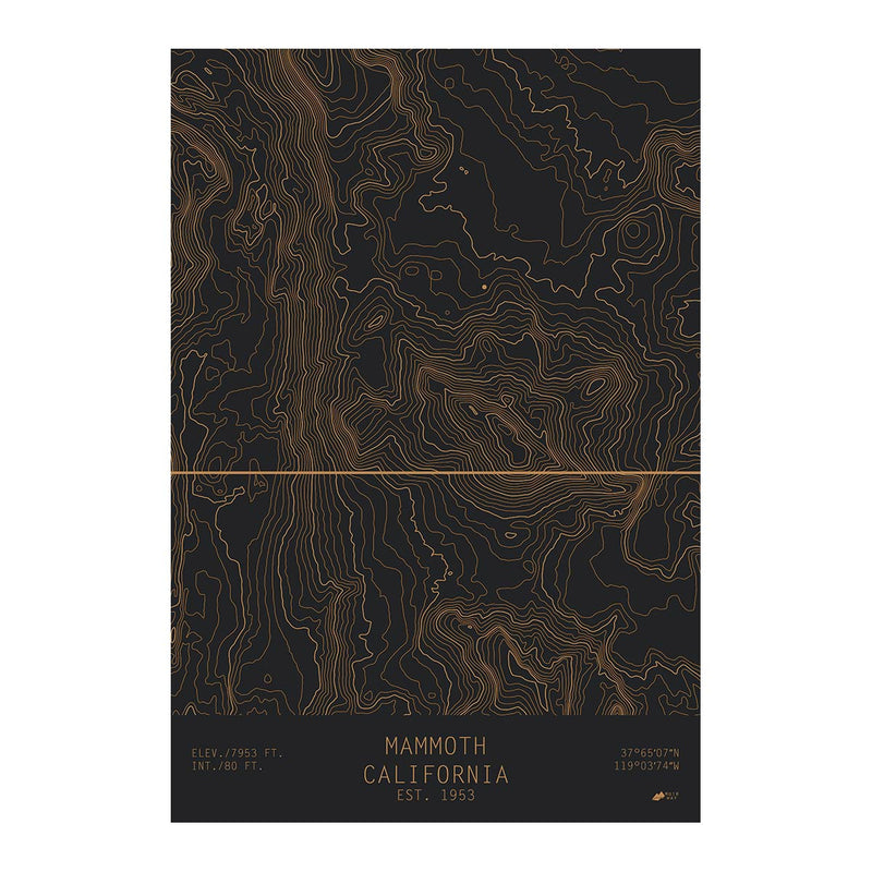Mammoth, California - Muir Way - TOPO Series
