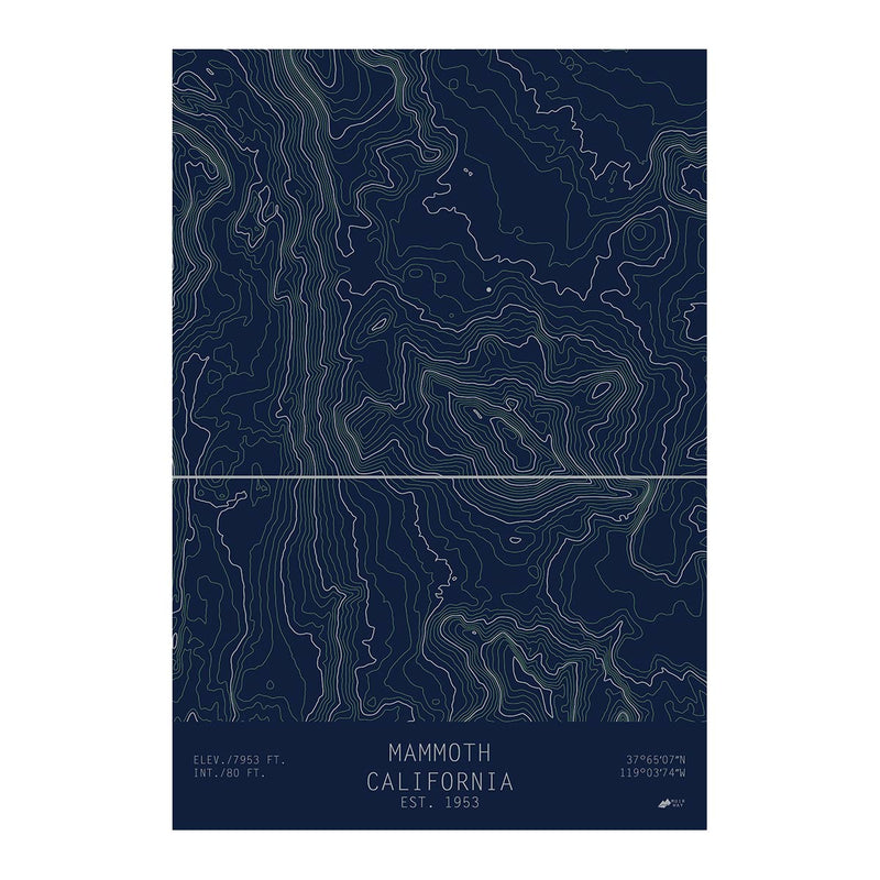Mammoth, California - Muir Way - TOPO Series