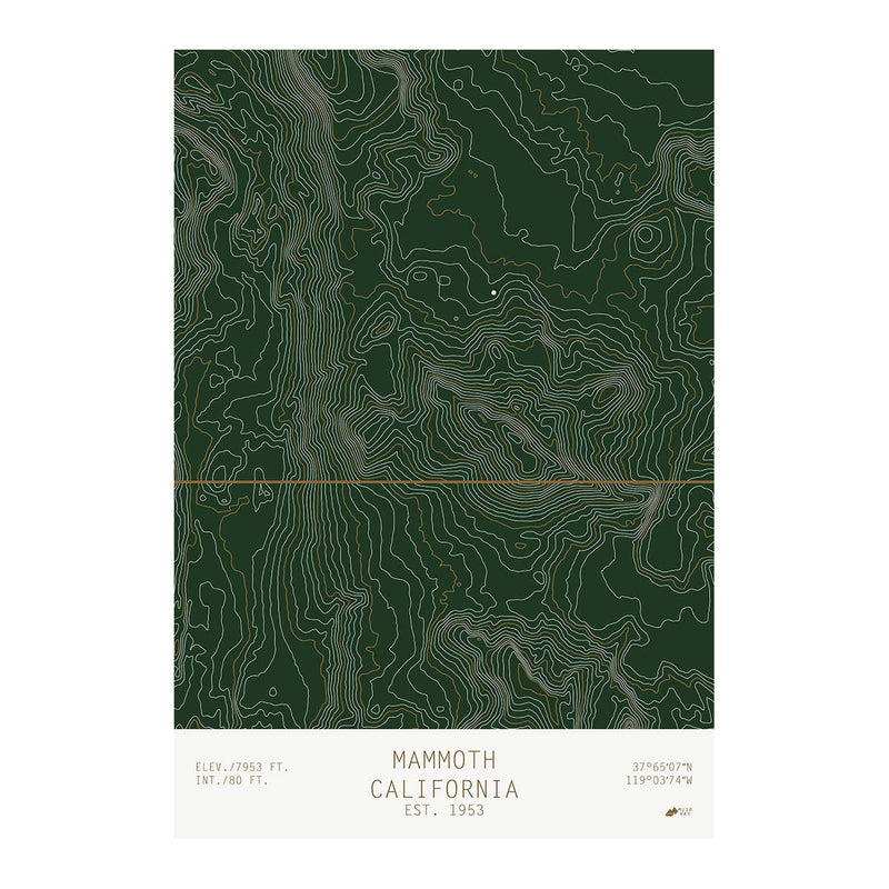 Mammoth, California - Muir Way - TOPO Series