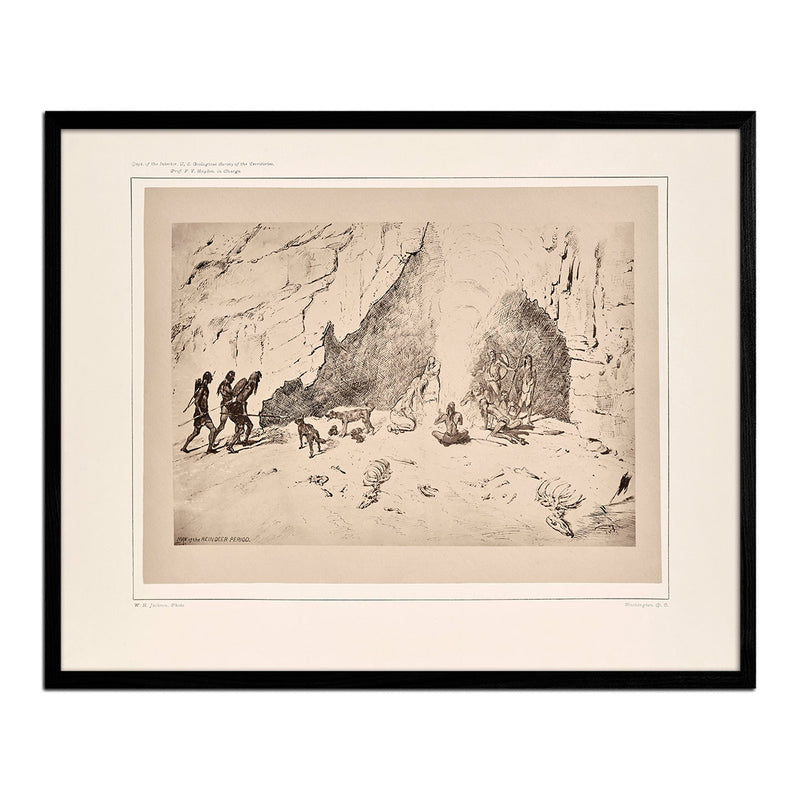 Man of the Reindeer Period, Yellowstone 1873 - Muir Way - Photograph