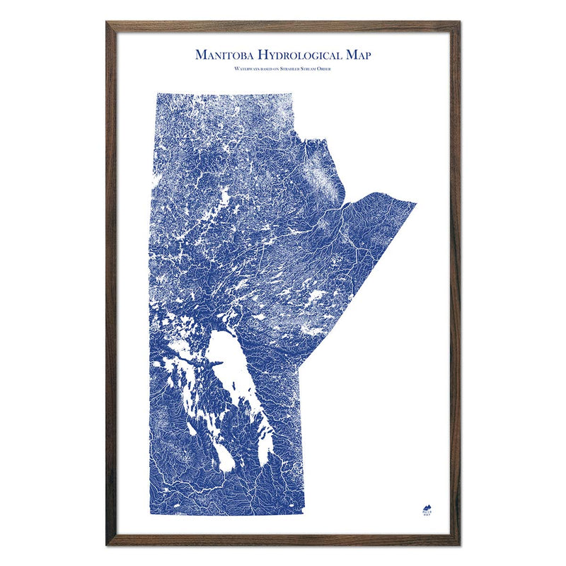 Manitoba Hydrological Map - Muir Way - Hydrology