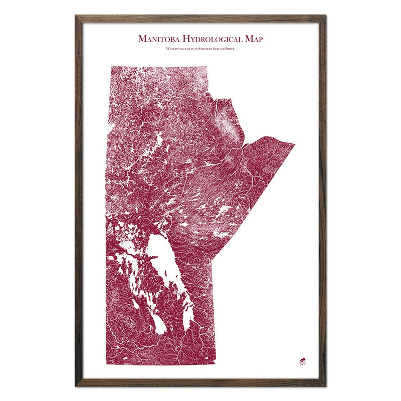 Manitoba Hydrological Map - Muir Way - Hydrology