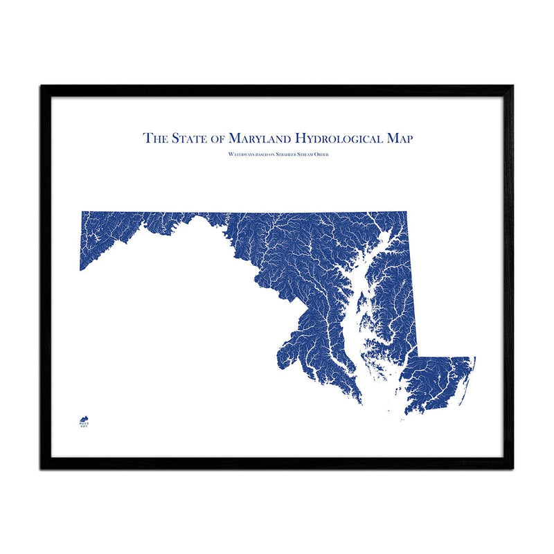 Maryland Hydrological Map - Muir Way - Hydrology