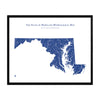 Maryland Hydrology Map