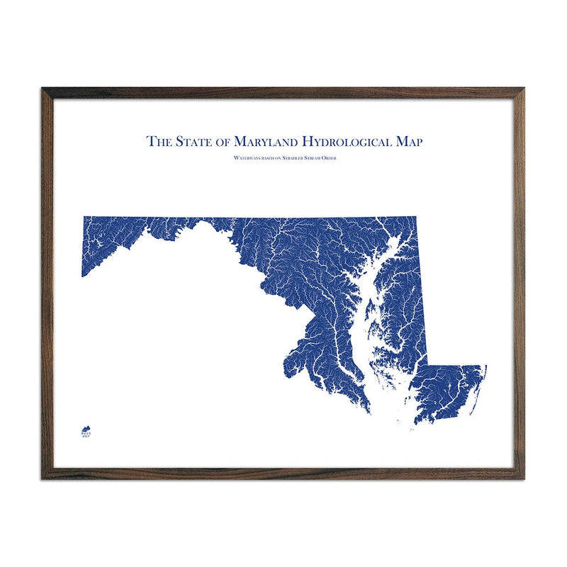 Maryland Hydrological Map - Muir Way - Hydrology