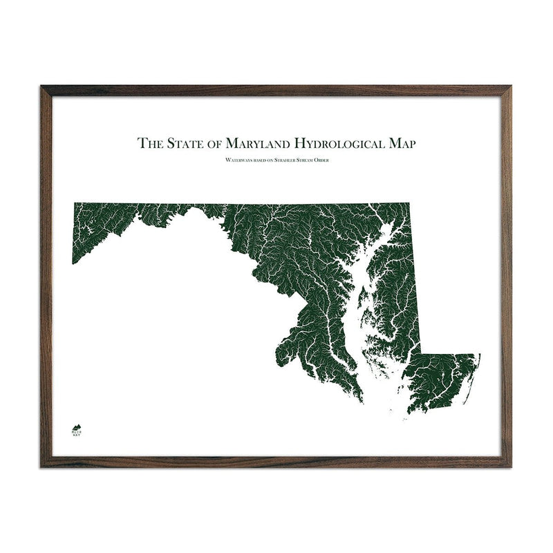 Maryland Hydrological Map - Muir Way - Hydrology