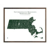 Massachusetts Rivers Map
