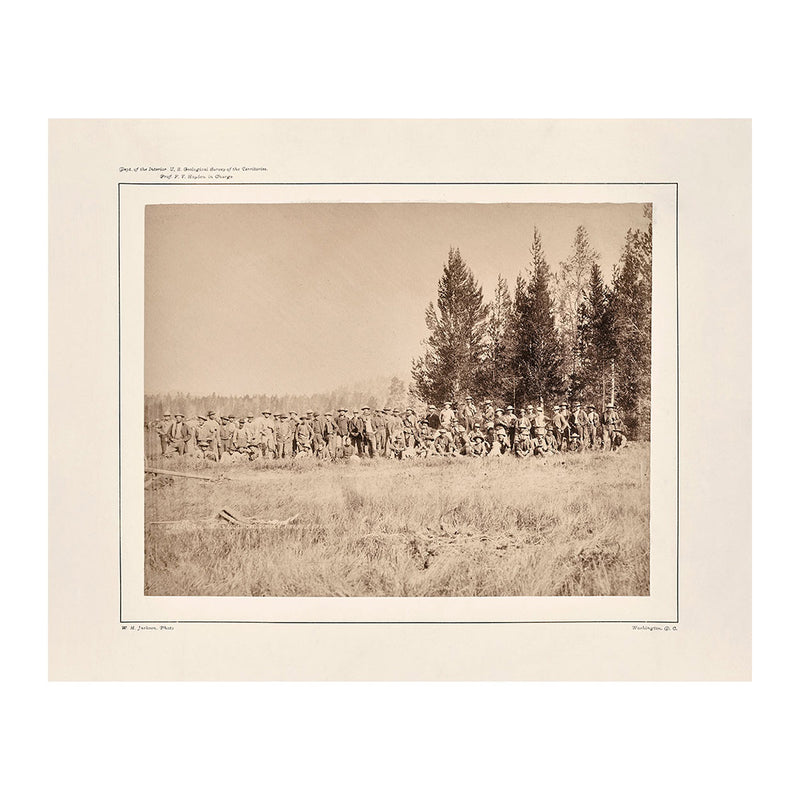 Meeting of the USGS in the Lower Firehole Basin, Yellowstone 1873 - Muir Way - Photograph