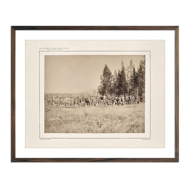 Meeting of the USGS in the Lower Firehole Basin, Yellowstone 1873 - Muir Way - Photograph