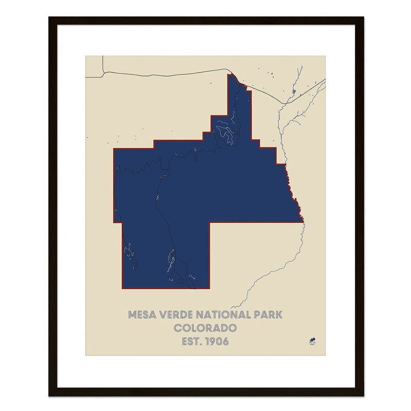 Mesa Verde National Park Map - Muir Way - National Park