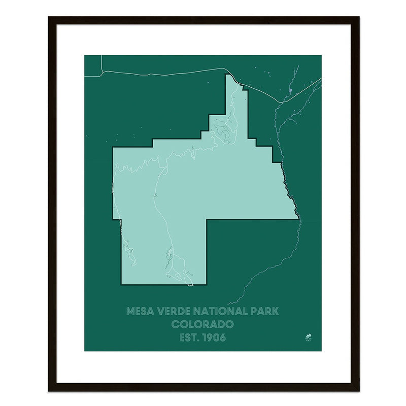 Mesa Verde National Park Map - Muir Way - National Park
