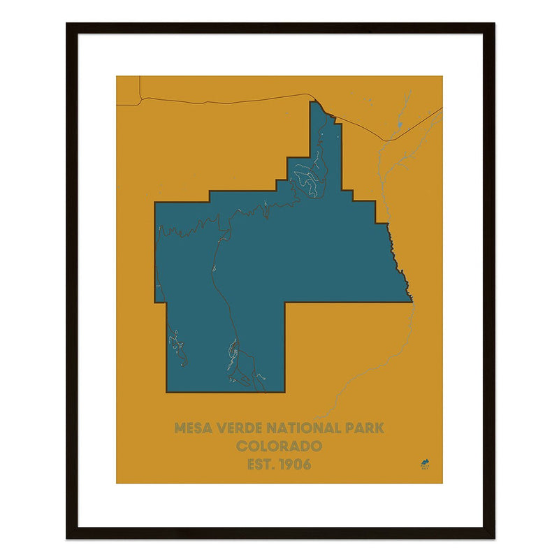 Mesa Verde National Park Map - Muir Way - National Park