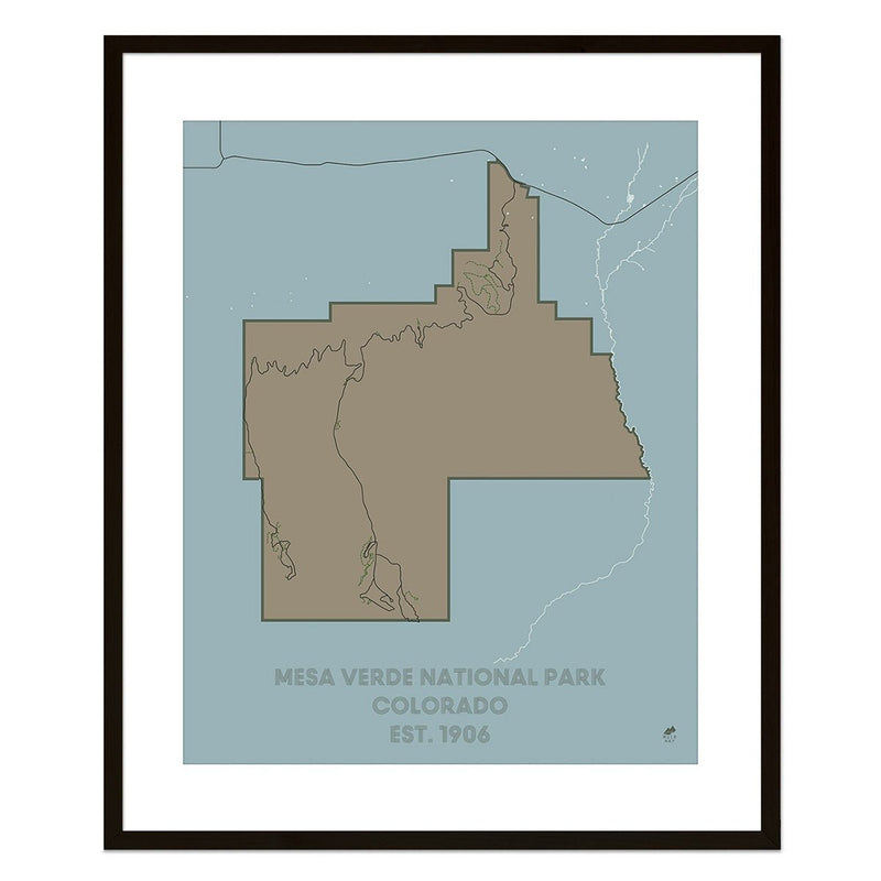 Mesa Verde National Park Map - Muir Way - National Park